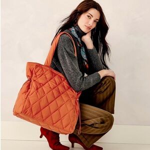 Vera Bradley Original Tote fall color Potter’s Clay (New with tag)